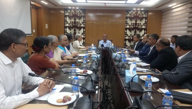 বাংলাদেশে নারীর মানবাধিকার প্রতিষ্ঠা ও সহিংসতা প্রতিরোধে আইন মন্ত্রী আসাদুজ্জামান